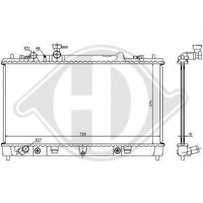 Купить Радиатор Мазда 6 Gh 2.0