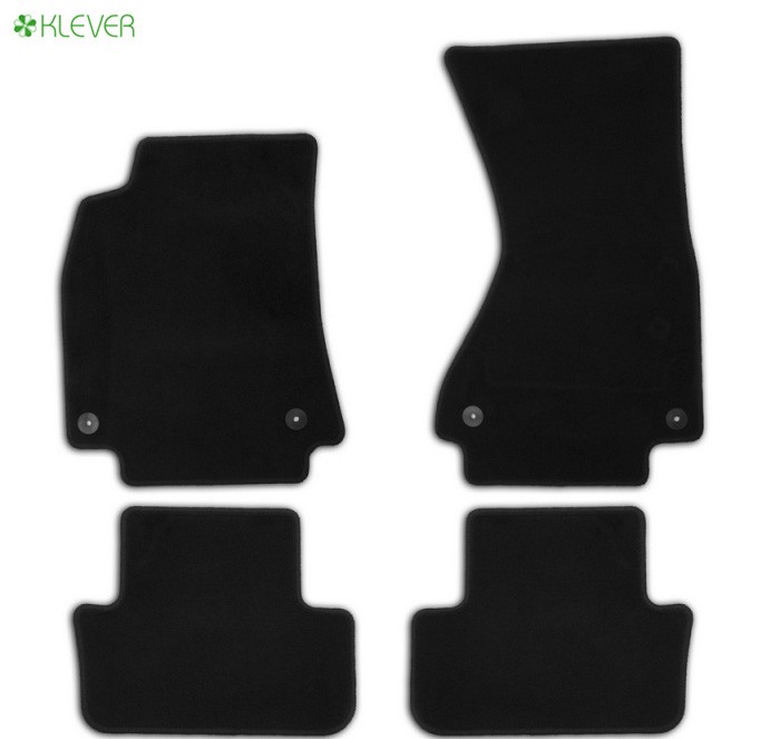 Коврики салона текстильные Econom для Audi A4 АКПП седан (2007-2015) № KLEVER010412101200k