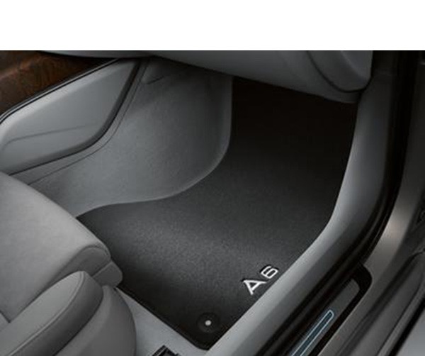 Коврики салона текстильные Premium передние оригинальные (2 шт.) для Audi A6 (2012-2018) № 4G1061275 MNO