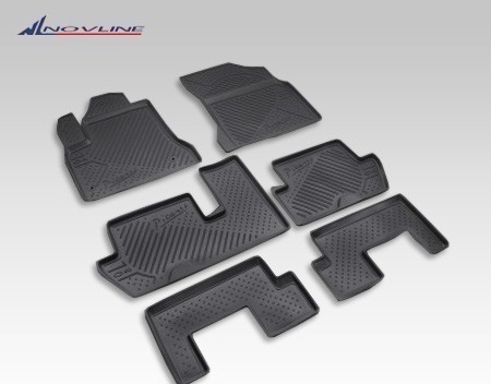 Коврики салона для Citroen C4 Grand Picasso (2006-2013) 3 ряда № CARCRN00021
Новлайн
