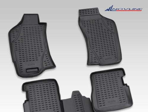 Коврики салона для Fiat Albea (2002-2004) № NLC.15.17.210
Новлайн
