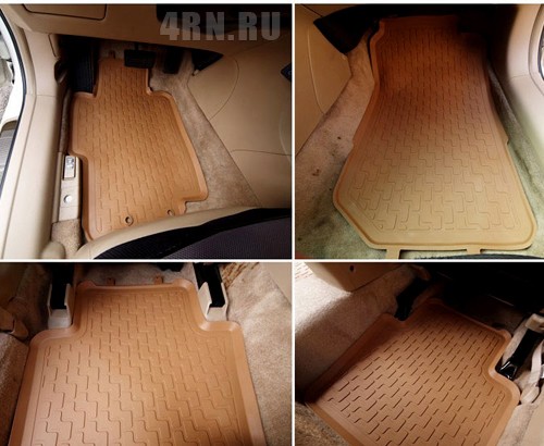 Коврики салона коричневые для Honda Accord (2003-2007) № ST69-00117
