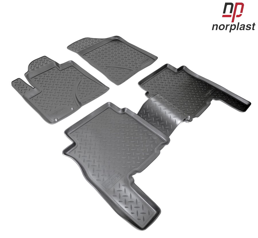 Коврики салона для Hyundai Santa Fe (2010-2012) № NPL-Po-31-23
