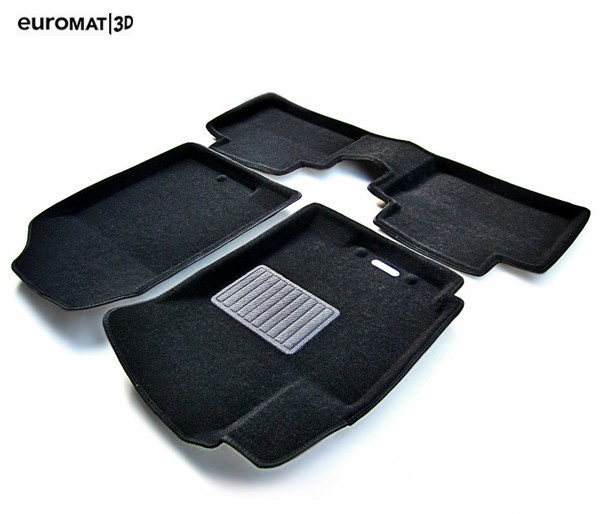 Коврики салона 3D Business текстильные (Euro-standart) для Hyundai Solaris (2010-2016) № EMC3D-002717