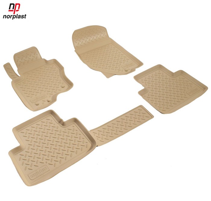Коврики салона бежевые для Infiniti FX (S51) (2008-2012) № NPL-Po-33-51Beige
