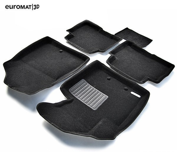 Коврики салона 3D Business текстильные (Euro-standart) для Kia Sorento (2013-2015) № EMC3D-002919