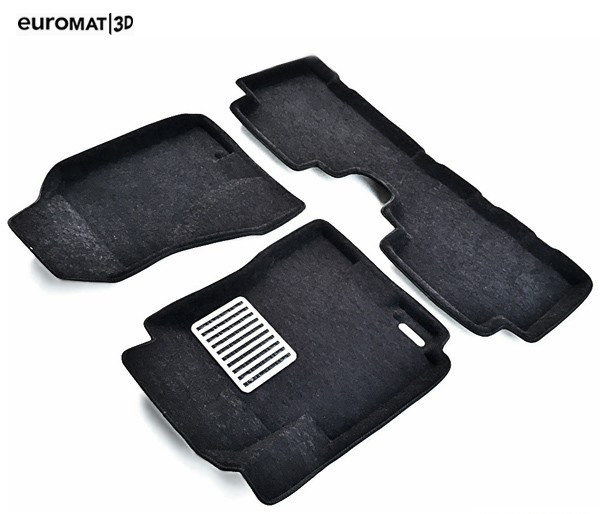 Коврики салона 3D Lux текстильные (Euro-standart) для Kia Sportage (2005-2010) № EM3D-002720