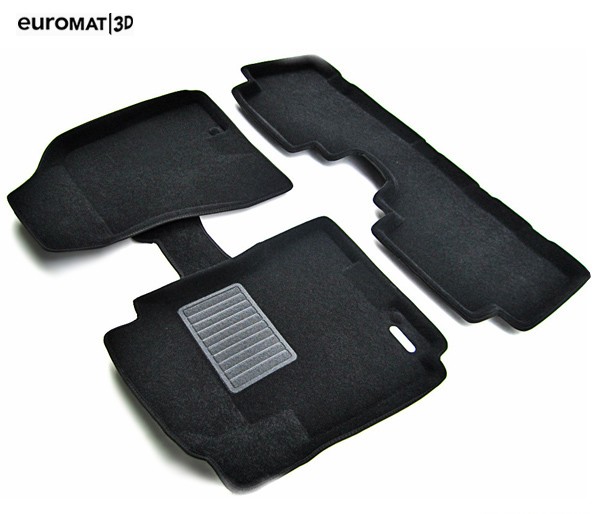 Коврики салона 3D Business текстильные (Euro-standart) для Kia Sportage (2005-2010) № EMC3D-002720