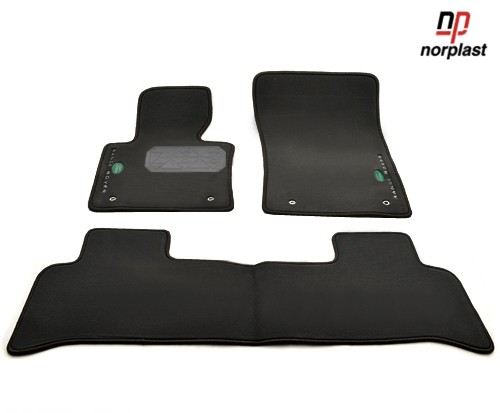 Коврики салона текстильные для Land Rover Range Rover Vogue (2010-2012) № NPL-VTe-460-660a
