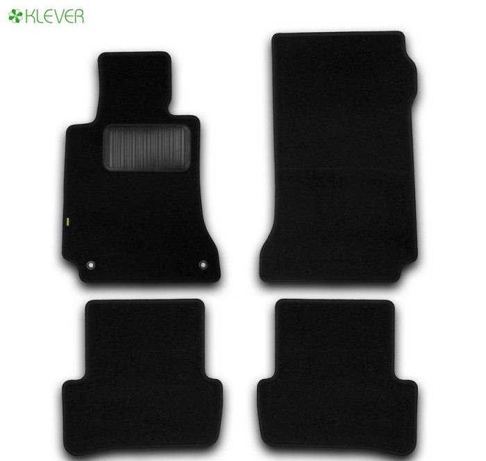 Коврики салона текстильные Standard для Mercedes C-Class (W204) седан АКПП (2007-2014) № KLEVER023439101210kh