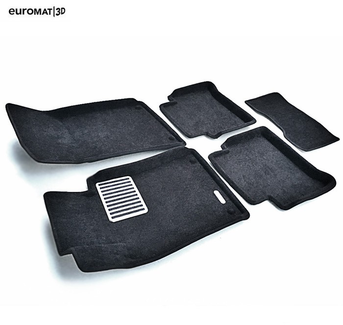 Коврики салона 3D Lux текстильные (Euro-standart) для Mercedes E-Class (W211) (2002-2009) № EM3D-003520