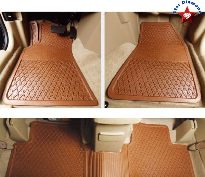 Коврики салона коричневые для Mercedes S-Class (W220) SEL (1998-2005) № STR69-00011
