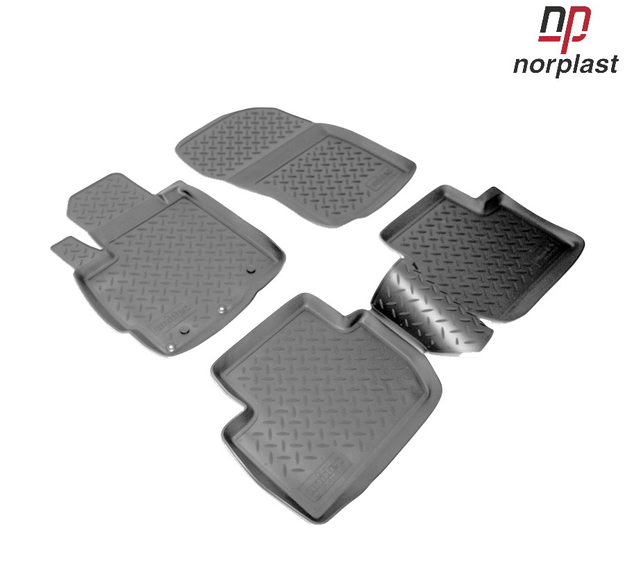 Коврики салона для Mitsubishi Outlander XL (2006-2012) № NPL-Po-59-33
