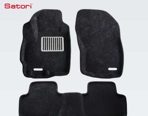 Коврики салона Liner 3D Basic текстильные для Mitsubishi Outlander XL (2007-2012) № SI 05-00043