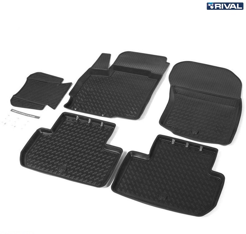 Коврики салона для Mitsubishi Outlander (2012-2018) № 14002002
