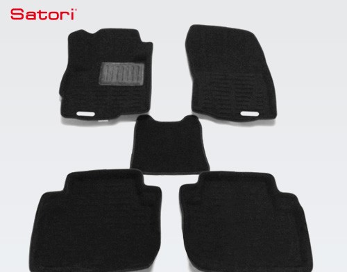 Коврики салона Liner 3D Basic текстильные для Mitsubishi Outlander (2012-2018) № SI 02-00220