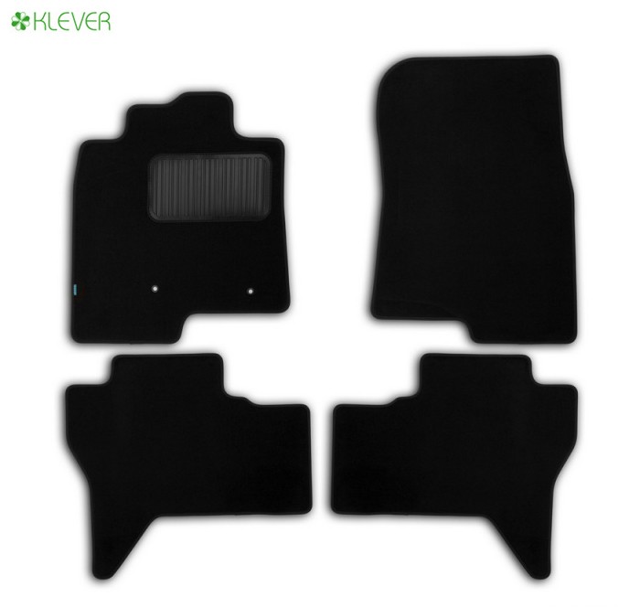 Коврики салона текстильные Premium для Mitsubishi Pajero 4 (2006-2018) № KLEVER03351622110kh