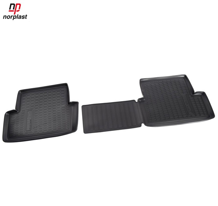 Коврики салона задние для Nissan Qashqai (2007-2014) № NPA01-C61-601