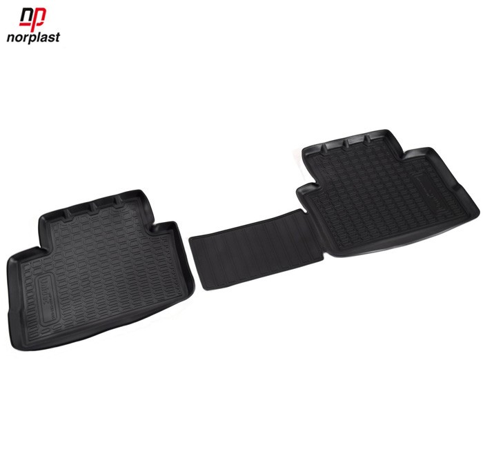 Коврики салона задние для Nissan Qashqai (2014-2018) № NPA01-C61-605