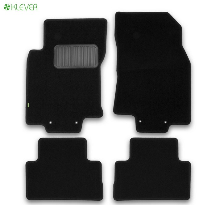 Коврики салона текстильные Standart для Nissan Qashqai (сборка РФ) (2014-2018) № KLEVER02365601210kh