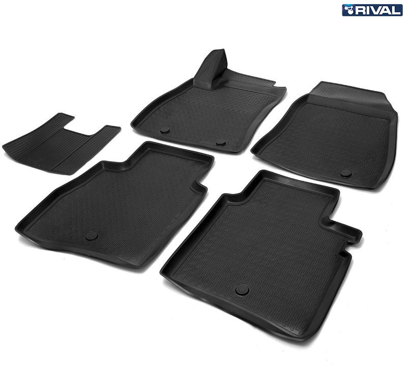 Коврики салона для Nissan Tiida (2015-2018) № 14110001