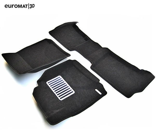 Коврики салона 3D Lux текстильные (Euro-standart) для Toyota Land Cruiser 200 (2007-2011) № EM3D-005118