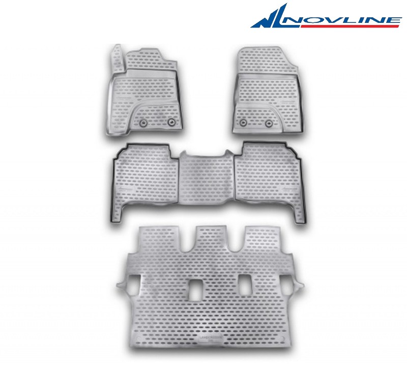 Коврики салона для Toyota Land Cruiser 200 (2012-2015) 3 ряда № NLC.48.53.210k
Новлайн
