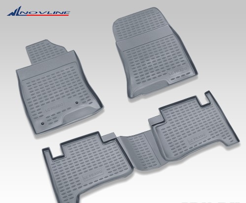Коврики салона серые для Toyota Land Cruiser Prado 120 (2003-2009) № NLC.48.01.211k
Новлайн
