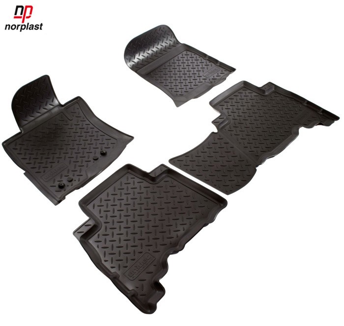 Коврики салона (полиуретан) Toyota Land Cruiser Prado 150 (J150) (2010-2013) (5 мест) № NPL-Po-88-52