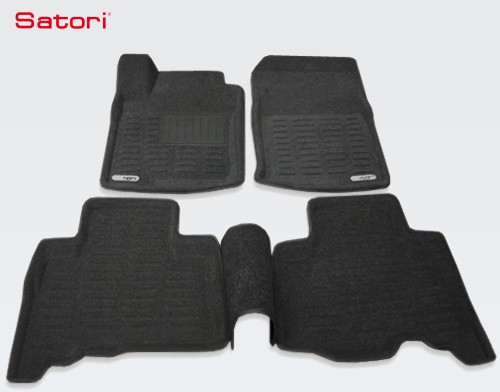 Коврики салона Liner 3D Basic текстильные для Toyota Land Cruiser Prado 150 (2010-2013) № SI 02-00169