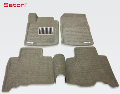 Коврики салона Liner 3D Basic текстильные бежевые для Toyota Land Cruiser Prado 150 (2010-2013) № SI 05-00185