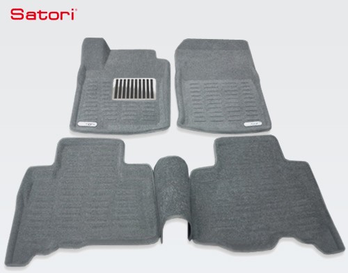 Коврики салона Liner 3D Basic текстильные серые для Toyota Land Cruiser Prado 150 (2010-2013) № SI 05-00168