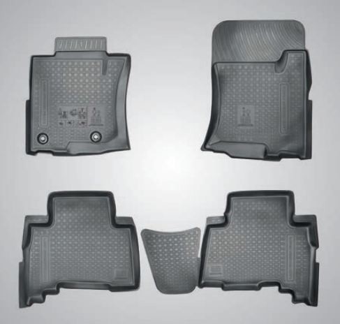Коврики салона оригинальные для Toyota Land Cruiser Prado 150 5 мест (2013-2018) № PZ4N1-J2350-RJ