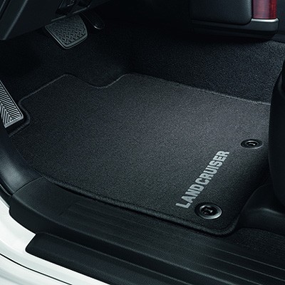Коврики салона оригинальные антрацит для Toyota Land Cruiser Prado 150 7 мест (2013-2018) № PZ410-J2352-FA