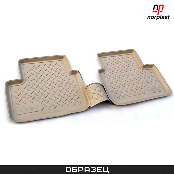 Коврики салона задние бежевые для Toyota RAV4 (2009-2013) № NPL-Po-88-46Beige