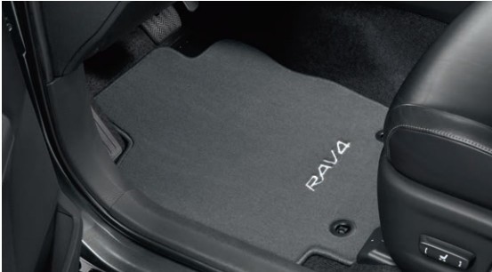 Коврики салона оригинальные текстильные Антрацит для Toyota RAV4 (2013-2018) № PZ49C-X2350-HA