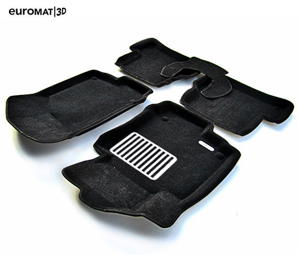 Коврики салона 3D Lux текстильные (Euro-standart) для Volkswagen Golf 5 (2003-2009) № EM3D-004502