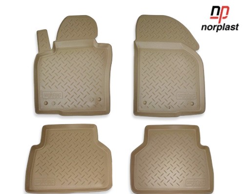 Коврики салона бежевые для Volkswagen Passat B5 (1996-2005) № NPL-Po-95-25Beige