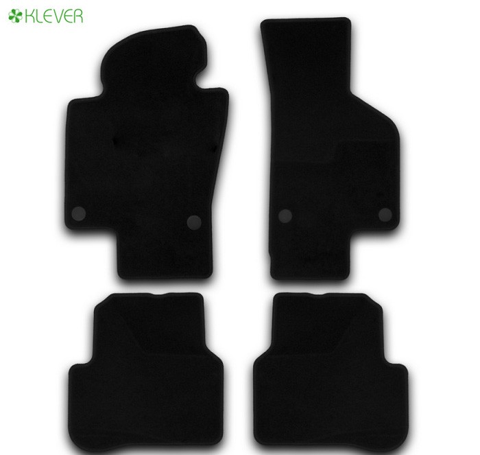 Коврики салона текстильные Econom для Volkswagen Passat B6 АКПП седан (2005-2008) № KLEVER01510601200k