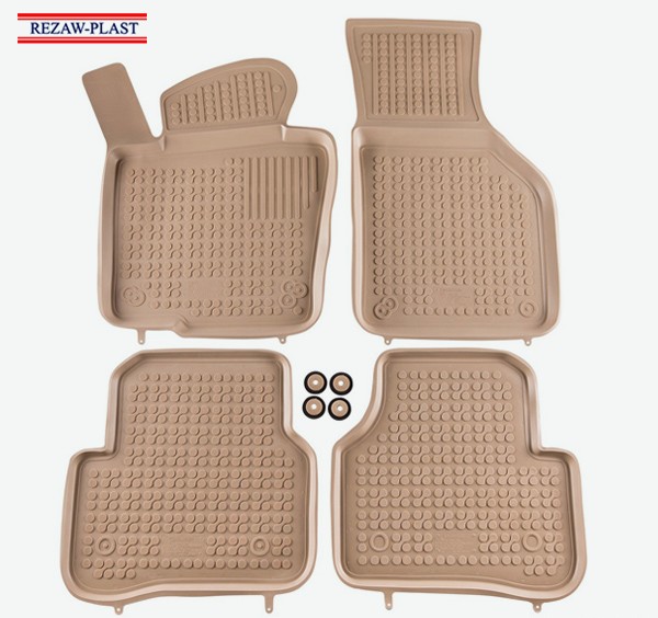 Коврики салона бежевые для Volkswagen Passat B6 (2005-2011) с TXT-вставкой № ST 49-00322
О производителе Rezaw-Plast 
