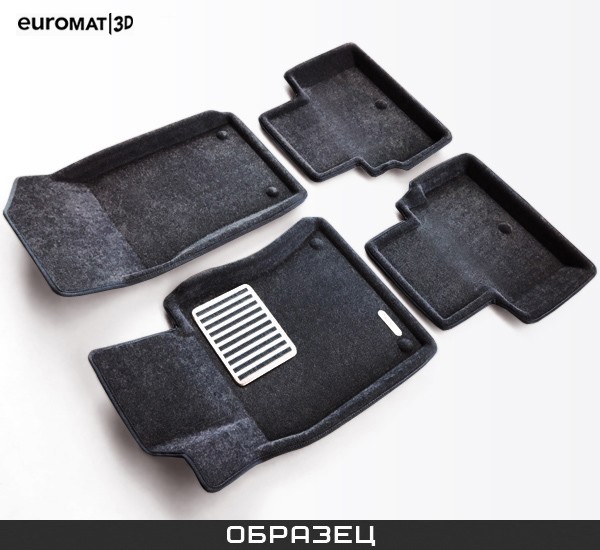 Коврики салона 3D Lux текстильные (Euro-standart) для Volkswagen Passat B6 (2006-2011) № EM3D-005411