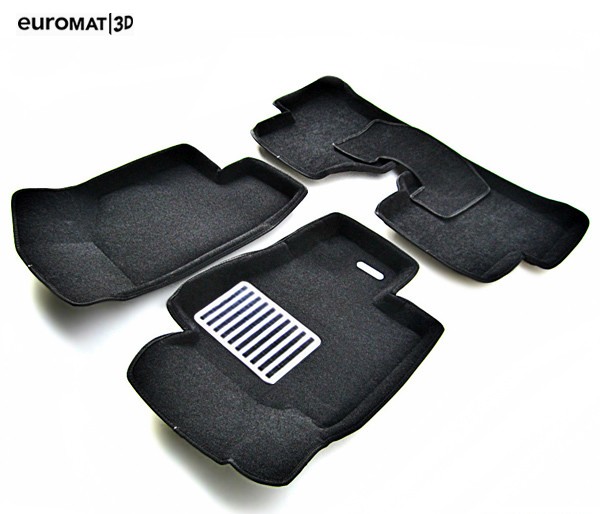 Коврики салона 3D Lux текстильные (Euro-standart) для Volkswagen Passat B6 (2005-2011) № EM3D-005412