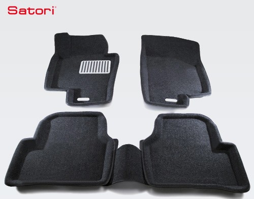 Коврики салона Liner 3D Basic текстильные для Volkswagen Passat B6 (2005-2011) № SI 05-00053