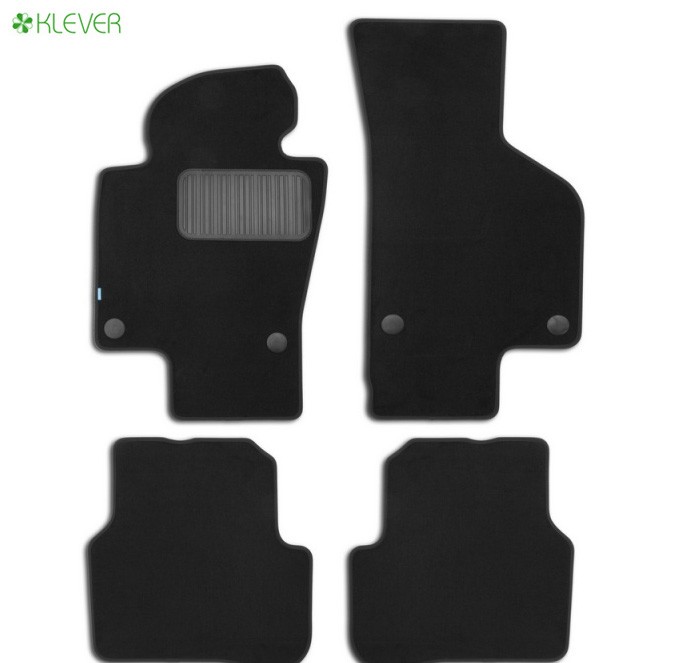 Коврики салона текстильные Premium для Volkswagen Passat B6 седан АКПП (2006-2008) № KLEVER03510622110kh
