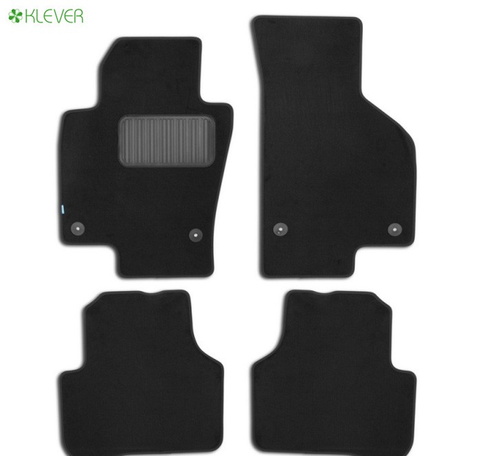 Коврики салона текстильные Premium для Volkswagen Passat B7 седан (2011-2015) № KLEVER03513422110kh