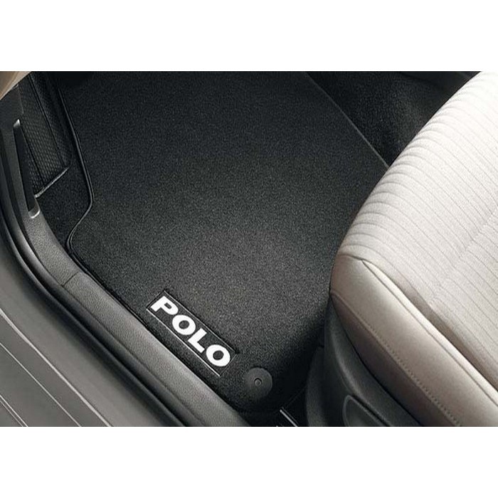 Оригинальные текстильные коврики в салон Premium (передние 2 шт.) для Volkswagen Polo седан, хэтчбек 3/5 дв. (2009-2017) № 6R1061275P WGK