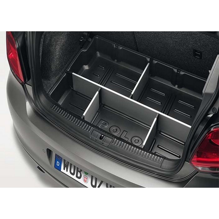 Поддон в багажник (оригинальный) для Volkswagen Polo седан, хэтчбек 3/5 дв. (2009-2017) № 6R0061162