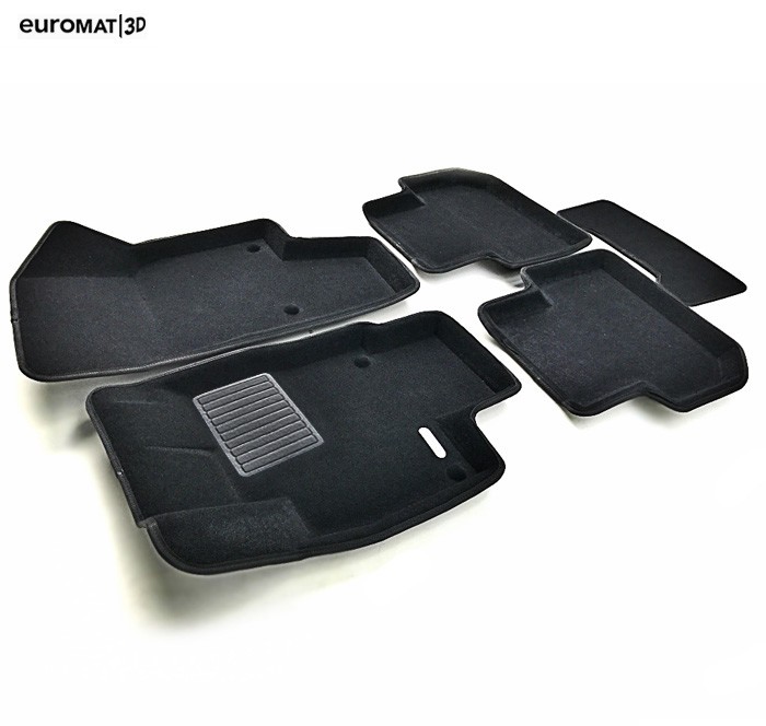 Коврики салона 3D Business текстильные (Euro-standart) для Volkswagen Tiguan (2017-) № EMC3D-005415