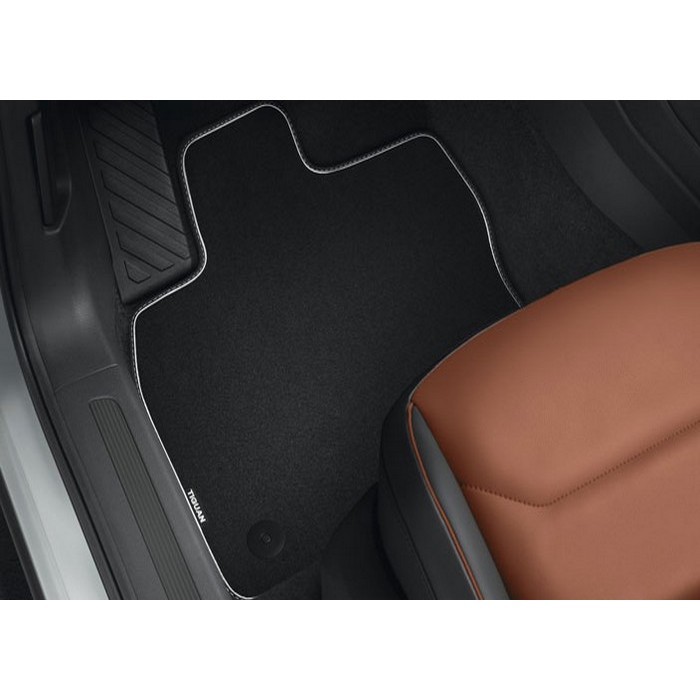 Оригинальные текстильные коврики в салон Premium для Volkswagen Tiguan (2016-2018) № 5NB061270 WGK