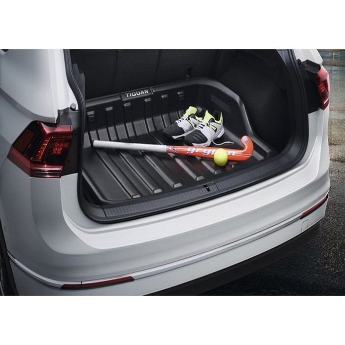 Поддон в багажник (оригинальный) для Volkswagen Tiguan 5 мест (2016-2018) № 5NA061162
